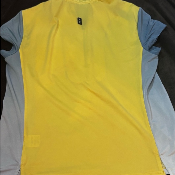 Jamie Sadock Yellow and Blue Women's Top Jersey - Picture 5 of 6